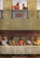 La Última Cena detalle el manierismo renacentista Andrea del Sarto religioso cristiano